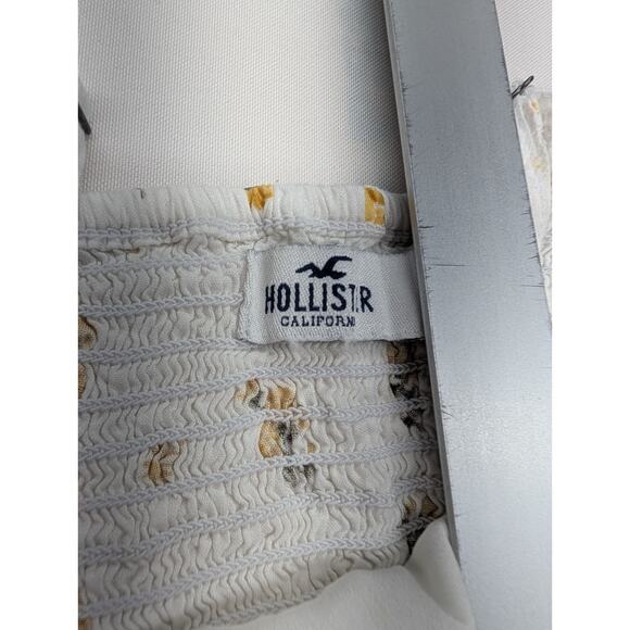 Hollister Floral Babydoll Mini Dress Ruffle Girly Size Small Adjustable Straps - Picture 5 of 10